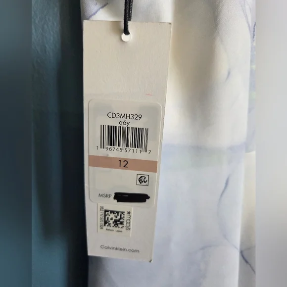 NWT Calvin Klein A Line Scuba Sleeveless Dress - Picture 10 of 11